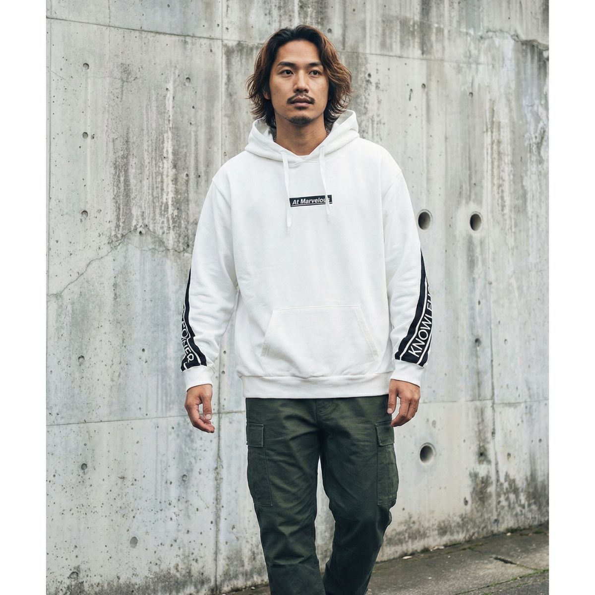 Foodie/ボックスロゴプルパーカ ST/No.25000