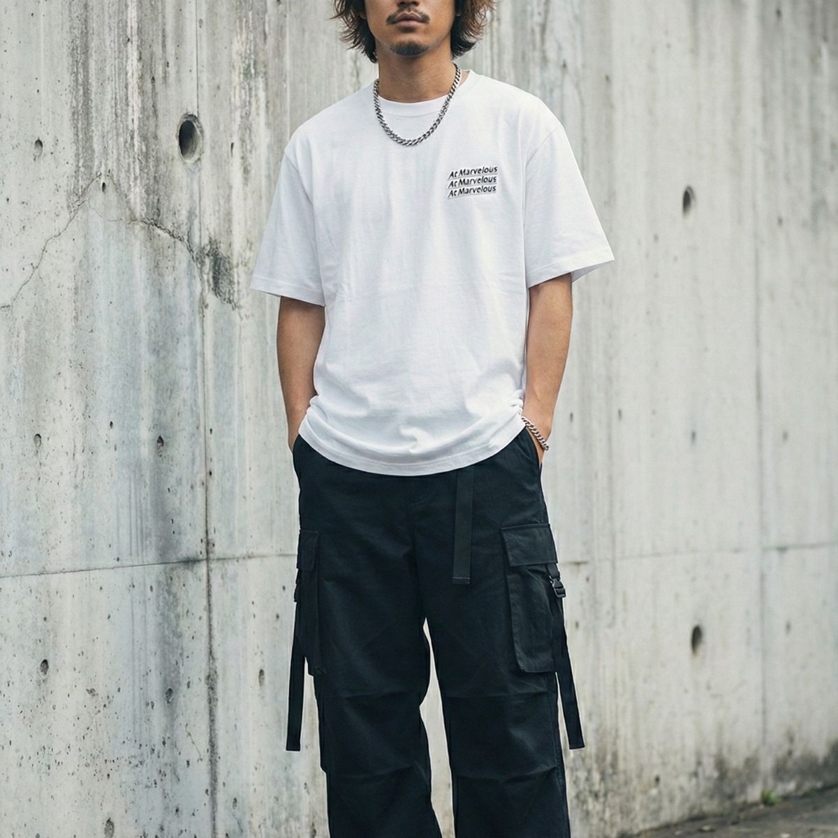 T-Shirts/ロゴプリント半袖Tシャツ ST/No.25011