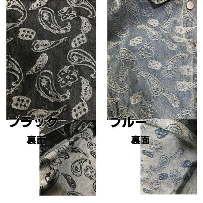 Shirts/ ペイズリージャガードGジャン ST/No.23118