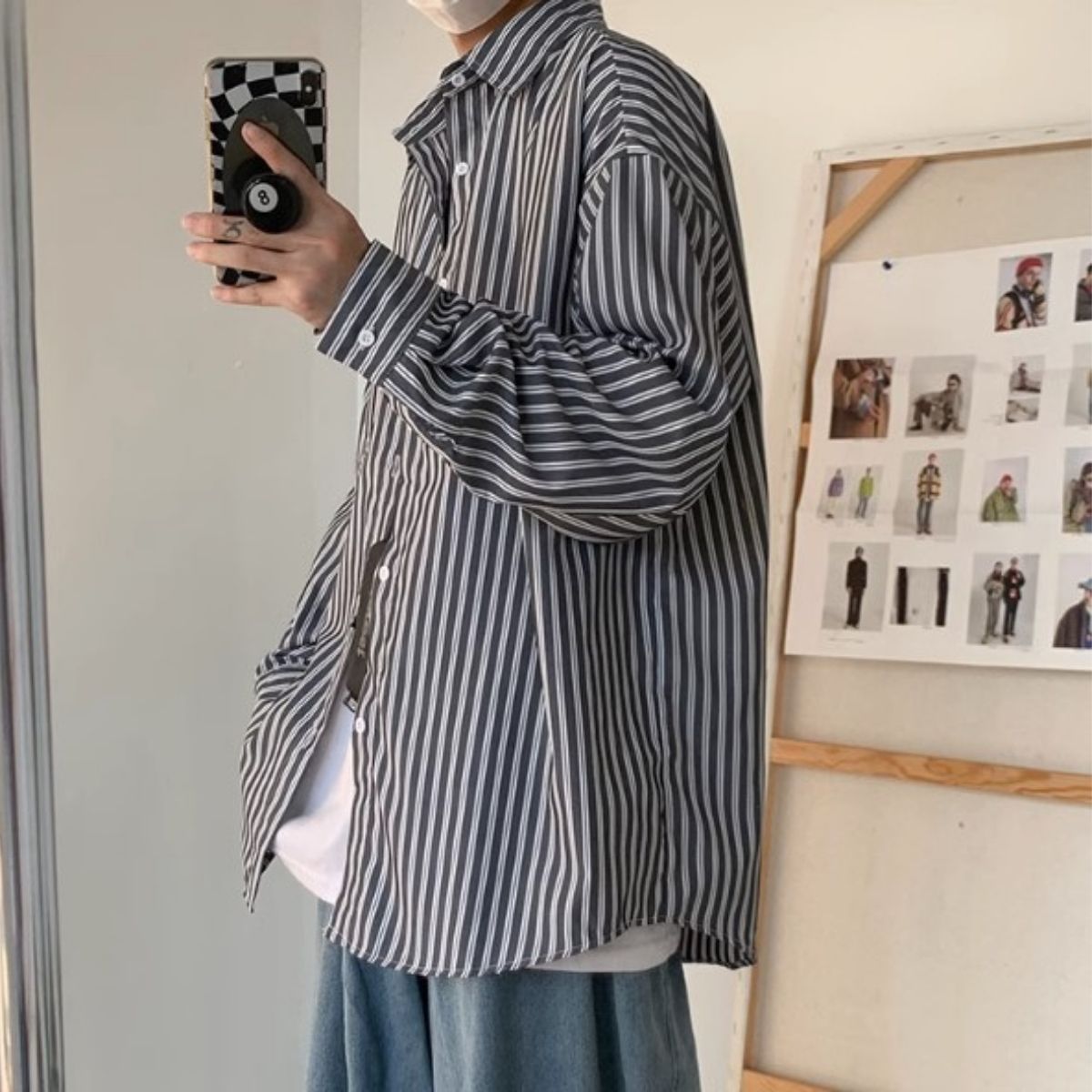 Shirts/オーバーサイズストライプシャツ ST/No.23291