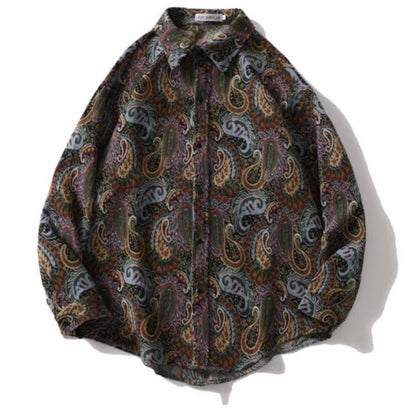 Shirts/ジャカード総柄シャツ ST/No.23292