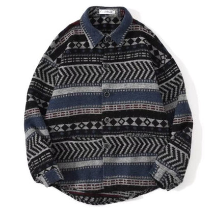 Shirts/ジャカード総柄シャツ ST/No.23292