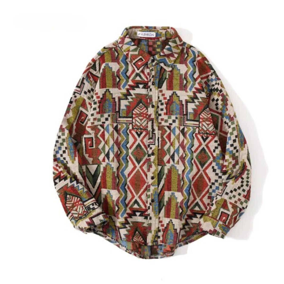 Shirts/ジャカード総柄シャツ ST/No.23292
