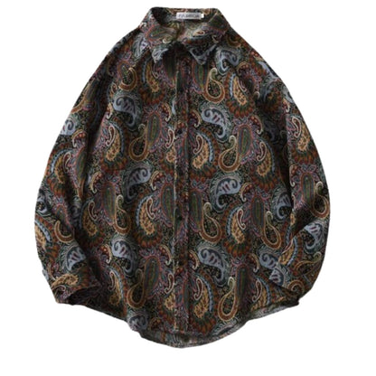 Shirts/ジャカード総柄シャツ ST/No.23292