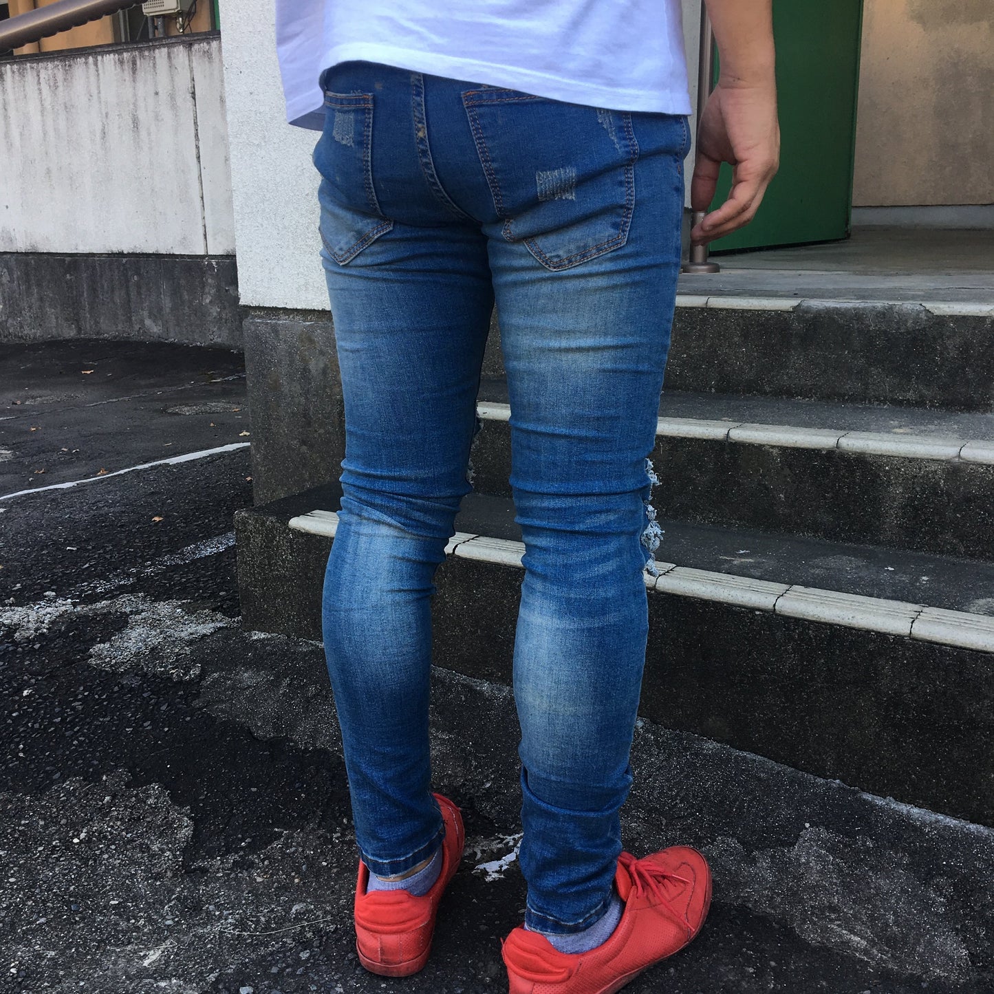 Pants / ダメージ デニムパンツ ST/No.23022