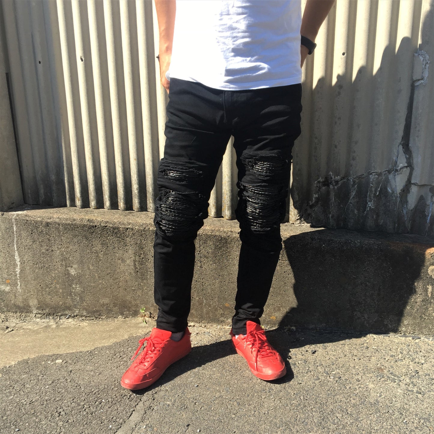 Pants / ダメージ デニムパンツ ST/No.23022