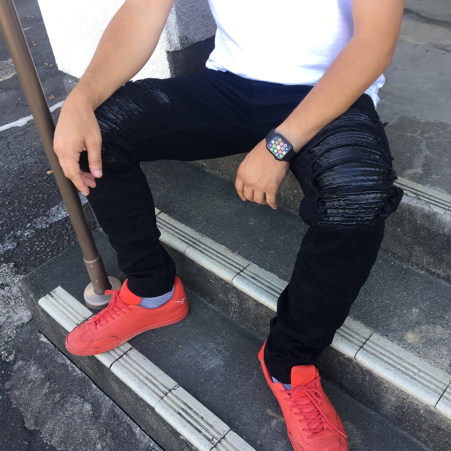 Pants / ダメージ デニムパンツ ST/No.23022
