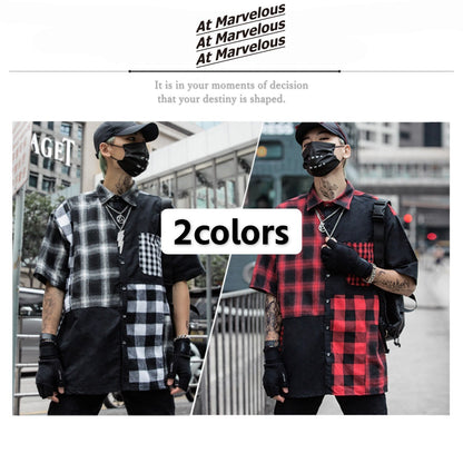 Shirts/ クレイジーパターンチェックシャツ ST/No.23071