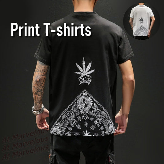 T-shirts / バックペイズリーTシャツ ST/No.23100