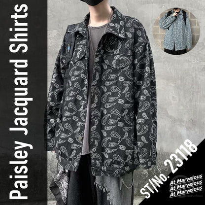Shirts/ ペイズリージャガードGジャン ST/No.23118